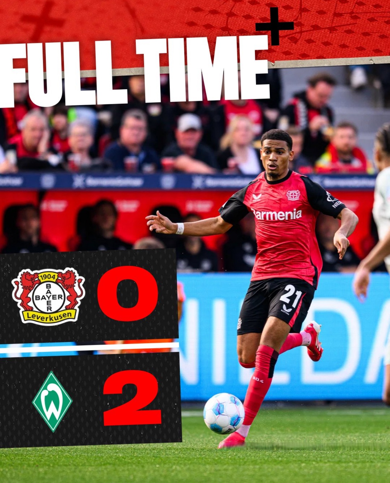 美因茨主场战平云达不莱梅，保持不败势头